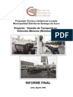 Informe Final Estudio Mototaxis - Surco