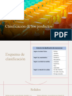 Clasificación de Los Productos