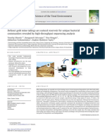 Defunct Gold Mine Tailings Are Natural Reservoir For Unique Bacterial