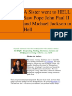 A Sister Went To HELL Saw PopeJohn Paul II and Michael Jackson in HELL