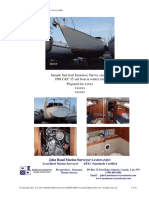 Sample Sailboat Marine Survey Report