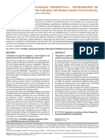 Atividades de Ocupação Terapêutica - Intervenções de Enfermagem Estruturadas em Reabilitação Psicossocial PDF