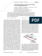 Nondestructive Probing of Rabi Oscillations On The Cesium Clock Transition Near The Standard Quantum Limit