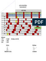 Jadwal Dines Freesia Januari 2022