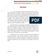 Resumen: Obtención y Caracterización de Geles para Su Utilización Como Andamios en Ingeniería de Tejidos. Pág