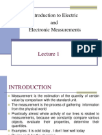 Electrical Measurement 2nd Elect.2022-2023 Lecture1 PDF