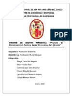 Informe de Gestion Ambiental