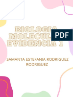 Biología Molecular Evidencia 1