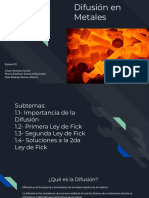 Difusión en Metales PDF