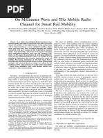 Millimeter Wave and THZ Mobile Radio Channel For Smart Rail Mobility