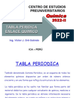 Tabla Periodica-Enlace Quimico Unidad 02-2022