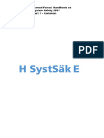 FMV - H - SystSäk - Armed Forces' Handbook On System Safety 2011 Part 1 - Common