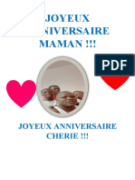 Joyeux Anniversaire Maman