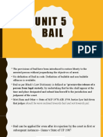 Unit 5 Bail