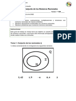 Guía 1 1°A, B Números Racionales