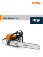 Stihl MS 400 CM - Service Manual