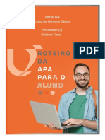 Roteiro Prática Anatomia - Aluno