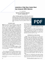 Fatigue Characteristics of High Glass Content Sheet Molding Compound (SMC) Materials