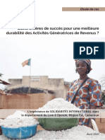 EtudeCas-ActivitesGeneratricesRevenus Cameroun PDF