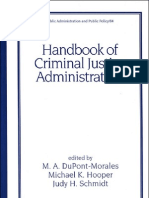 Handbook of Criminal Justice Administration