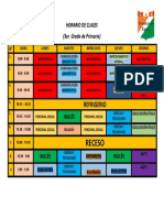 Horario de Clases