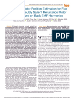 Continuous Rotor Position Estimation For Flux Modulated Doubly Salient Reluctance Motor Drives Based On Back EMF Harmonics