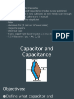 Capacitors and Capacitance