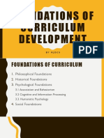 Foundations of Curriculum Development 1 2