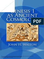 Genesis 1 As Ancient Cosmology (John H. Walton)