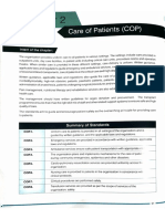 CAre of Patients (COP) NABH 5th Edition