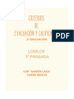 Criterios Evaluación 3º - 2 Eval