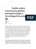 Dean Radin Sobre Conciencia Global