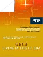 GEC E3 - Module Living in The IT Era - Chapter 2