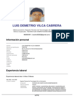 CV From Profile PDF