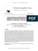 Characterization and Optimization S