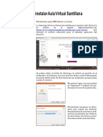 Como Instalar Aula VIrtual Santillana