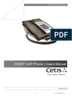 Cetis 3300IP User Manual PDF