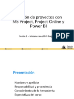 INTRODUCCION AL Al MS Project