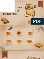 Literatura Clasica Occidental y El Modernismo: 10th Grade U