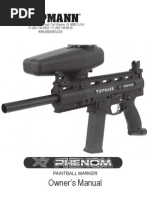 Tippmann X7 Phenom Manual