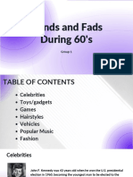 Trends and Fads During 60's PDF