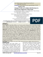 The Pattern of Bacteriological Profile and Antimicrobial Resistance in Children With Chronic Suppurative Otitis Media