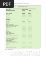 General Budget Form