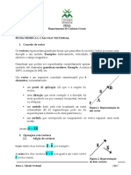 Tema I - Fichas de Apoio - Ferramentas Matematicas para A Fisica (Vectores)