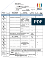 FORMATO CRONOGRAMA DE EVALUACIÓN 2022-2023 II MOMENTO 5to Año Corregido