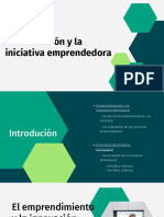 La Innovación y La Iniciativa Emprendedora