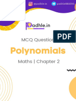 Chapter 2 Polynomials MCQs