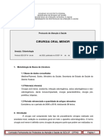 Protocolo de Cirurgia Oral Menor