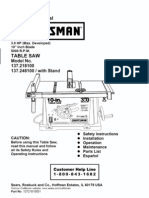 Craftsman Table Saw