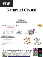 Nature of Crystals